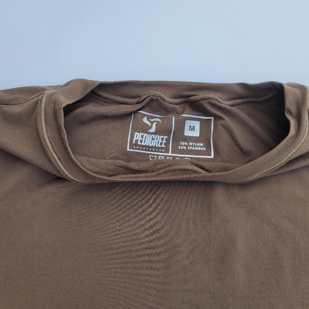 Pedigree ButterSoft Baby Tee Crop Top | Brown - Picture 5 of 10